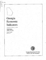 Georgia economic indicators, monthly report [Vol. 5, no. 1 (Mar. 1999)]