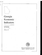 Georgia economic indicators, monthly report [Vol. 5, no. 7 (Sept. 1999)]
