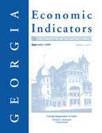 Georgia economic indicators, monthly report [Vol. 6, no. 7 (Sept. 2000)]