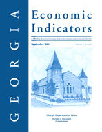 Georgia economic indicators, monthly report [Vol. 7, no. 7 (Sept. 2001)]