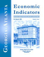 Georgia-Atlanta economic indicators. Quarterly report, Vol. 9, no. 1 (First quarter 2003)