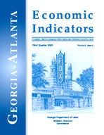 Georgia-Atlanta economic indicators. Quarterly report, Vol. 9, no. 3 (Third quarter 2003)