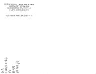 Statistical digest of Georgia's economy [May 1999]