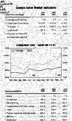 Georgia labor market indicators, 2002 January