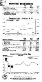 Georgia labor market indicators, 2002 March