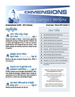 Dimensions: measuring Georgia's workforce, Annual Issue Vol. 27, no. 12 (Dec. 2001)