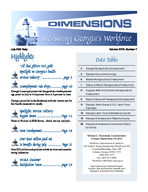 Dimensions: measuring Georgia's workforce, Vol. 27, no. 7 (July 2001)