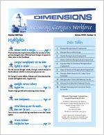 Dimensions: measuring Georgia's workforce [Vol. 28, no. 10 (Oct. 2002)]