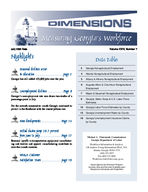 Dimensions: measuring Georgia's workforce, Vol. 29, no. 7 (July 2003)