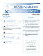 Dimensions: measuring Georgia's workforce, Vol. 30, no. 1 (Jan. 2004)