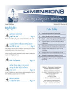 Dimensions: measuring Georgia's workforce, Vol. 30, no. 6 (June 2004)