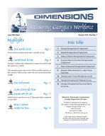 Dimensions: measuring Georgia's workforce, Vol. 30, no. 7 (July 2004)