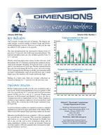 Dimensions: measuring Georgia's workforce, Vol. 31, no. 1 (Jan. 2005)