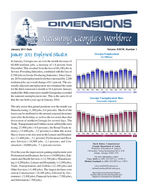Dimensions: measuring Georgia's workforce, Vol. 37, no. 1 (Jan. 2011)