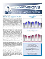 Dimensions: measuring Georgia's workforce, Vol. 37, no. 2 (Feb. 2011)