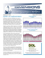 Dimensions: measuring Georgia's workforce, Vol. 37, no. 9 (Sept. 2011)