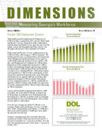 Dimensions: measuring Georgia's workforce [Vol. 42, no. 10 (Oct. 2016)]