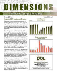 Dimensions: measuring Georgia's workforce, 2020 November