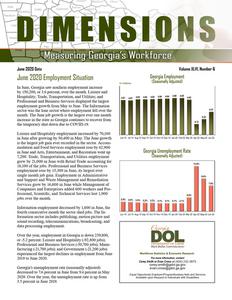Dimensions: measuring Georgia's workforce, 2020 June