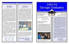 Jobs for Georgia graduates [newsletter], Winter 2000