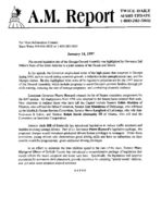 A.M. report, 1997 January 14