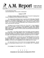 A.M. report, 1997 January 16