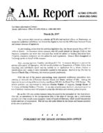 A.M. report, 1997 March 26