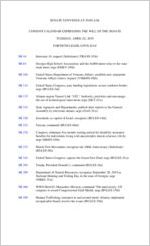Consent calendar expressing the will of the Senate, 2019 April 2