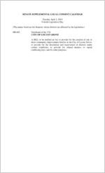 Senate supplemental local consent calendar, 2019 April 2