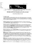 Weekly wrap-up 1999 March 19
