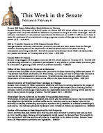 This week in the Senate, 2012 Feb. 6-9