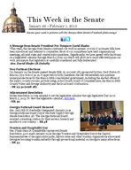 This week in the Senate, 2013 Jan. 28-Feb. 1