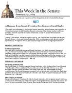 This week in the Senate, 2014 Jan. 27-31