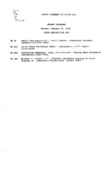 Senate calendar 1996 January 22