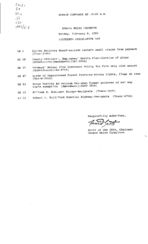 Senate rules calendar 1999 February 8