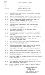 Senate rules calendar 1999 March 10
