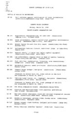 Senate rules calendar 1999 March 22