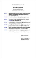 Senate rules calendar, 2018 March 12