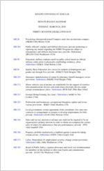 Senate rules calendar, 2019 March 26