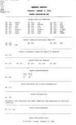 Senate status 2006 January 12