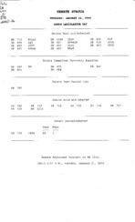Senate status 2006 January 26