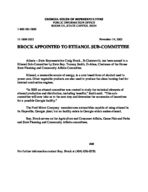 Press release [Nov. 14, 2003F]