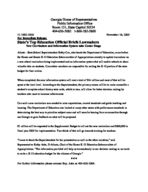 Press release [Nov. 18, 2003A]
