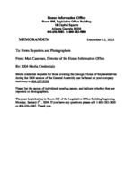 Press release [Dec. 12, 2003]