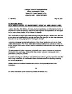 Press release [May 19, 2003D]
