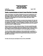 Press release [Aug. 7, 2003]