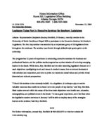 Press release [Nov. 22, 2004]