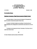Press release [Dec. 21, 2004]