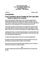 Press release [Feb. 16, 2004B]