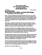 Press release [Feb. 18, 2004]